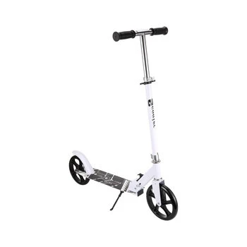 Trotineta pentru copii si adolescenti Novokids Fusion EVO Pro Alb, Functie Super Brake, Maner reglabil pe inaltime, Diametru roata 200 mm, Greutate admisa 100 kg