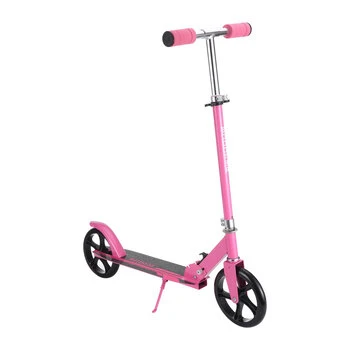 Trotineta pentru copii si adolescenti Novokids Fusion EVO Pro Roz, Functie Super Brake, Maner reglabil pe inaltime, Diametru roata 200 mm, Greutate admisa 100 kg