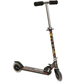 Trotineta pliabila cu baza antiderapanta,inaltime ghidon reglabila 60-82 cm si roti PU,de la 3ani si pana la 20kg Moni Magic Black