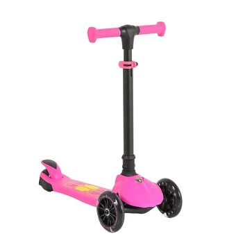 Trotineta cu 3 roti pentru fete Moni Lamborghini Basic Roz
