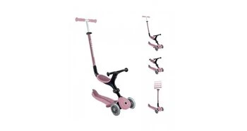 Trotineta globber go-up 4 in 1 active ecologic roz pal